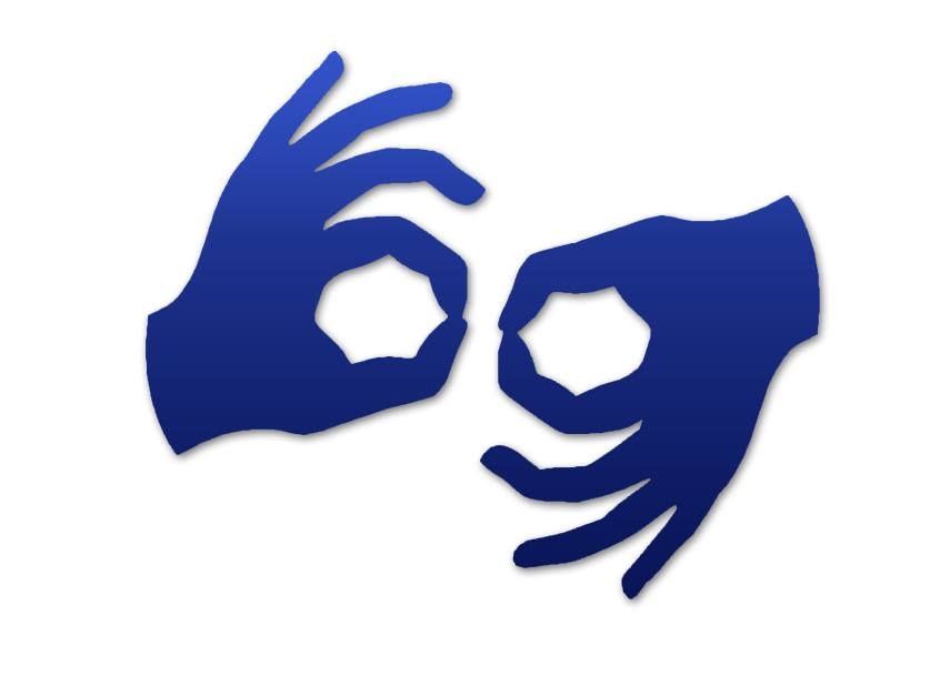 Tłumacz języka migowego - logo