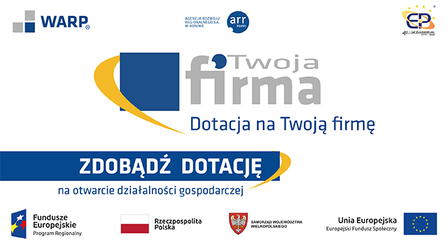 Baner zawierający podstawowe informacje na temat projektu